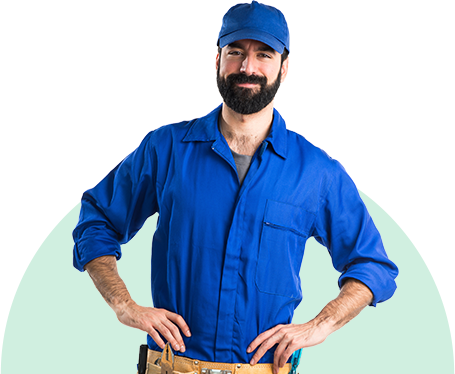 Blue-collar handyman professional